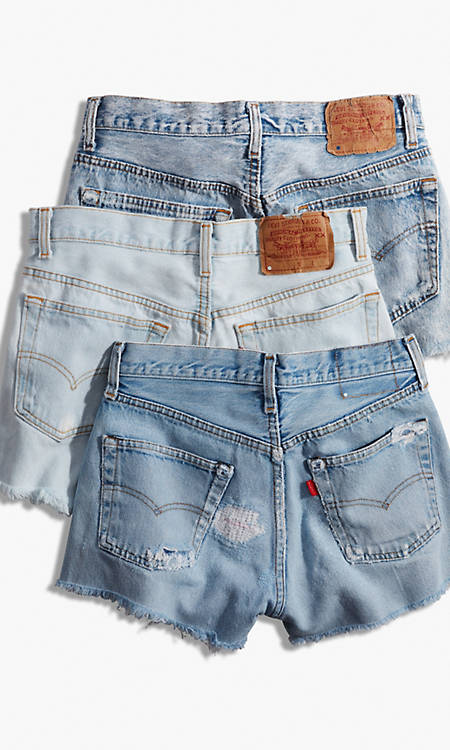 Vintage levi best sale thrasher jean shorts