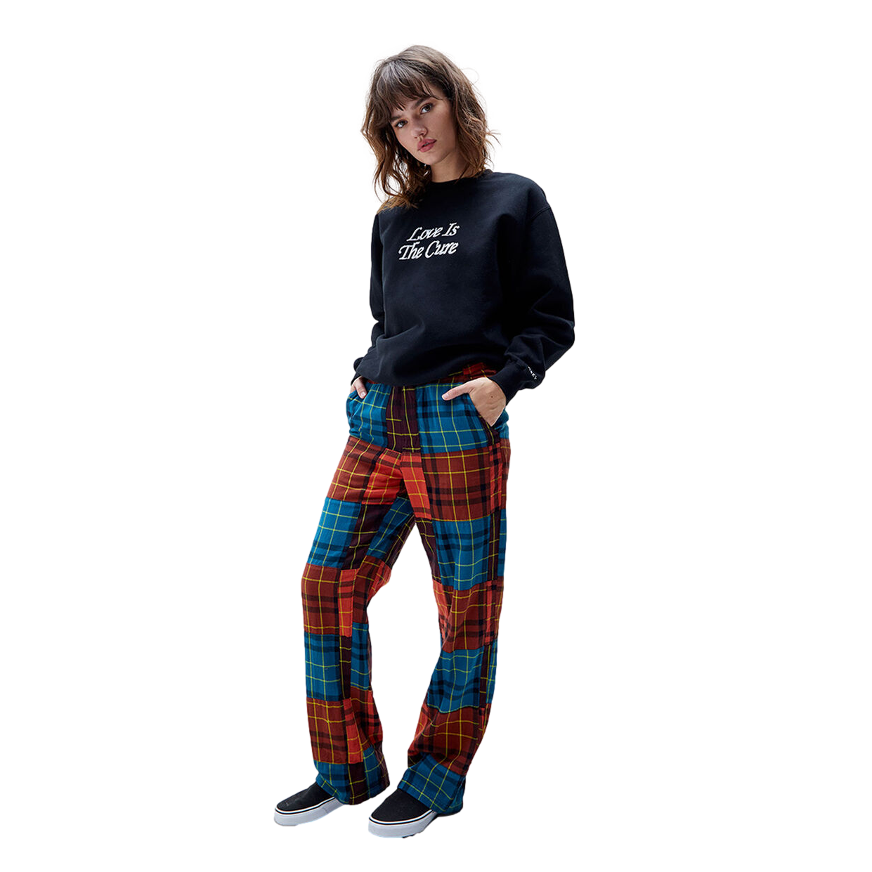Obey Ava Plaid Pants