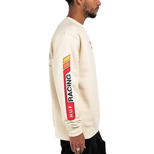 Huf x Toyota TRD Concept Natural Crewneck Sweatshirt Men's Cream