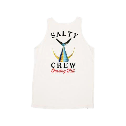 Salty Crew Tailed White Tank Mens White