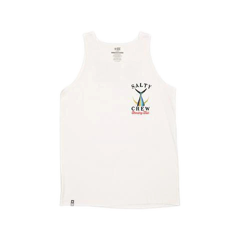 Salty Crew Tailed White Tank Mens White