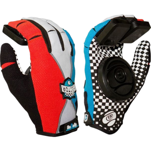 Sector 9 Rally Junior Blue Slide Gloves