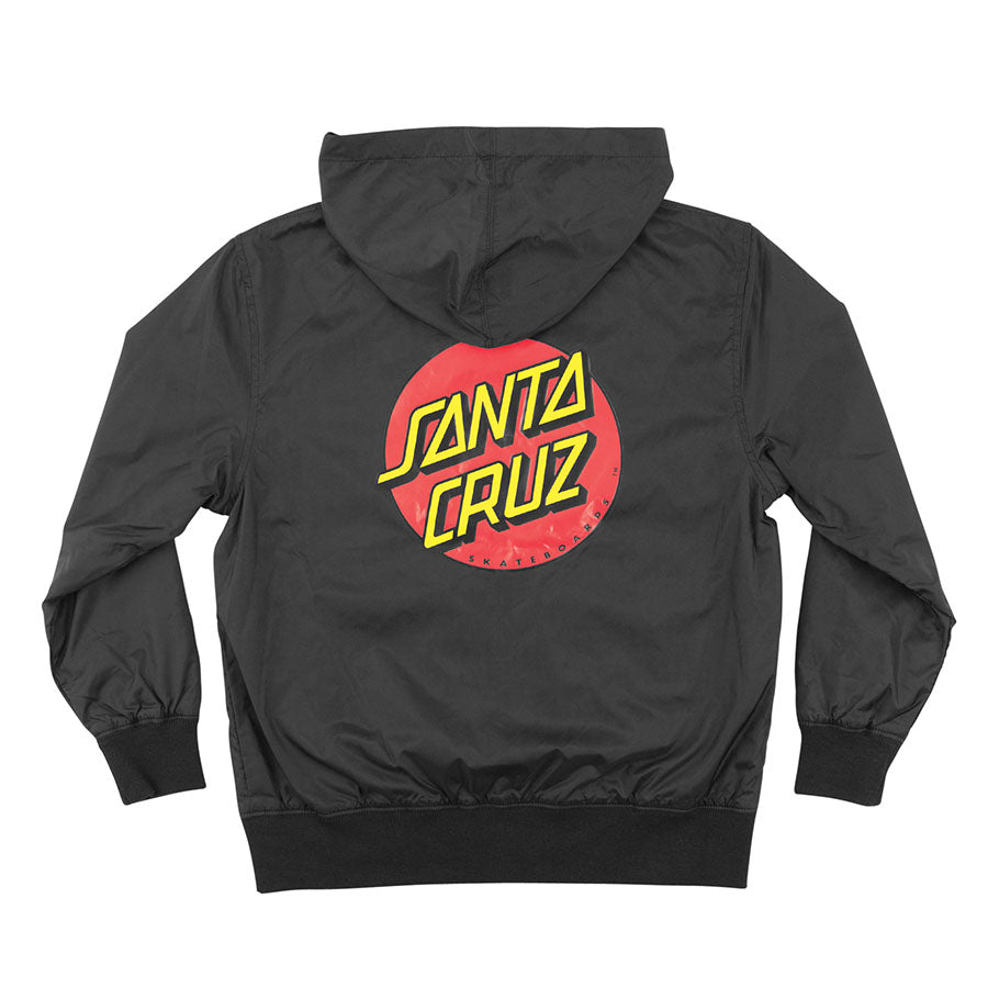 Santa Cruz Classic Dot Winbreaker Youth Black