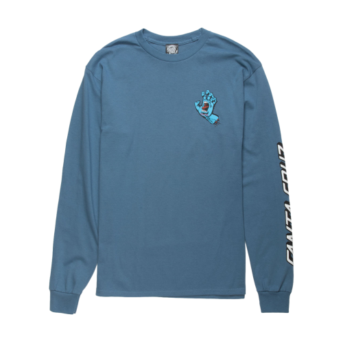 Santa Cruz Screaming Hand L/S Indigo Tee