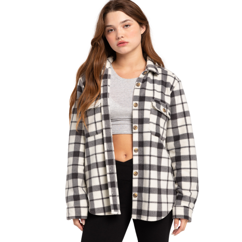 Billabong Women's Forge Fleece Flannel
