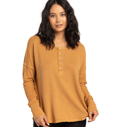 BILLABONG New Anyday Womens Henley Top
