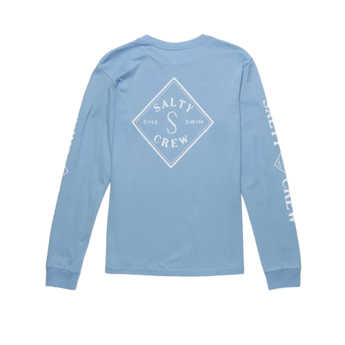 Salty Crew Tippet Long Sleeve Tee Light Blue Men's