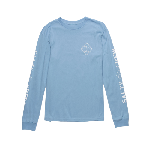 Salty Crew Tippet Long Sleeve Tee Light Blue Men's