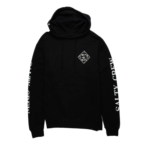 Salty Crew Tippet Shores Hood Fleece Black Men's