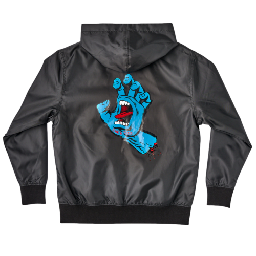 Santa Cruz Screaming Hand Windbreaker Youth Black