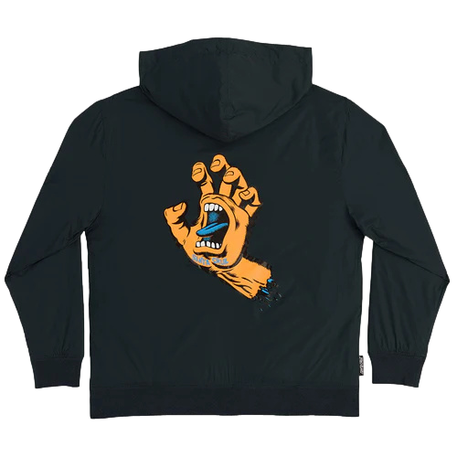 Santa Cruz Screaming Hand Winbreaker Youth Black