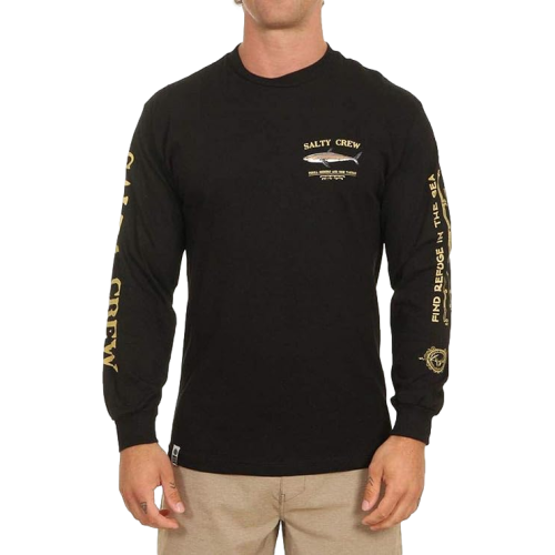 Salty Crew Bruce Long Sleeve Tee Mens Black