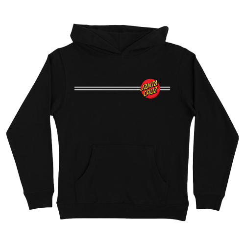 Santa Cruz Classic Dot Hoodie Youth Black