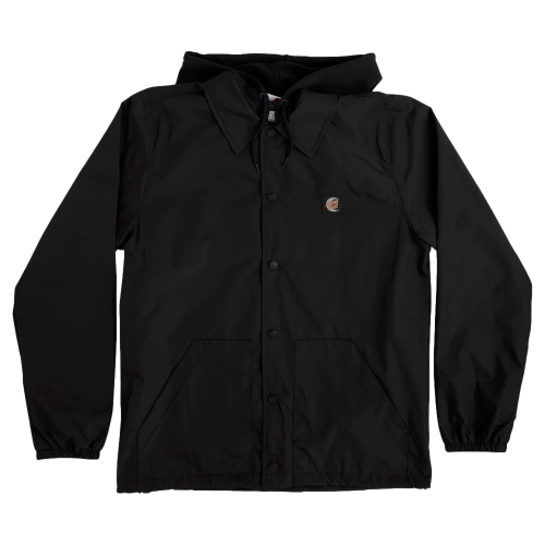 Santa Cruz Malba Tombstone Hooded Windbreaker Black Mens