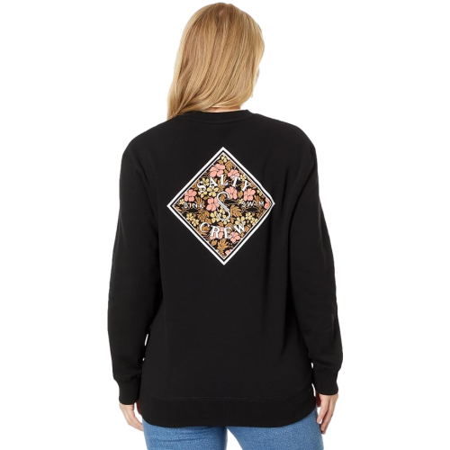 Salty Crew Tippet Fill Crew Sweatshirt Womens Black