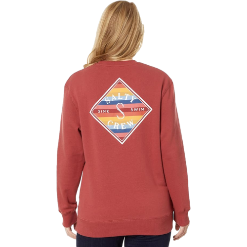 Salty Crew Tippet Fill Crew Sweatshirt Womens Spiced