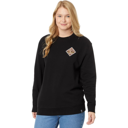 Salty Crew Tippet Fill Crew Sweatshirt Womens Black