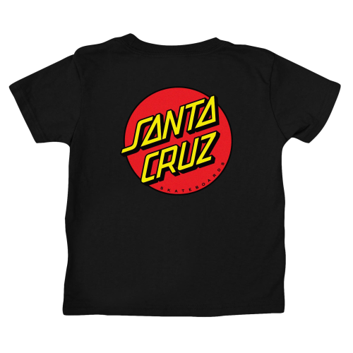 Santa Cruz Classic Dot T-Shirt Youth Black