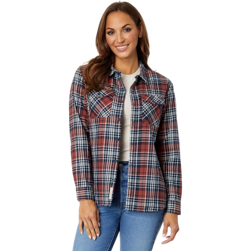 Salty Crew Long Haul Flannel Women's Spice