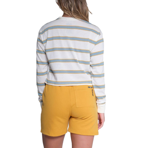 Salty Crew Leeward Mid Long Sleeve Women's Dusty Turq