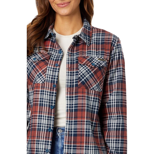 Salty Crew Long Haul Flannel Women's Spice