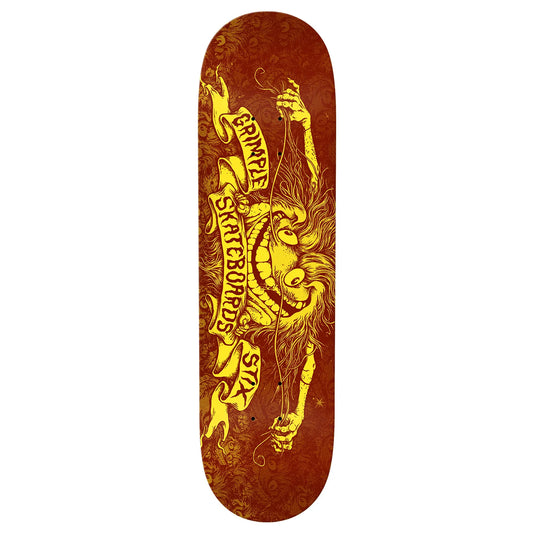 ANTI-HERO GRIMPLE STIX DECK 8.25 RED/YELLOW