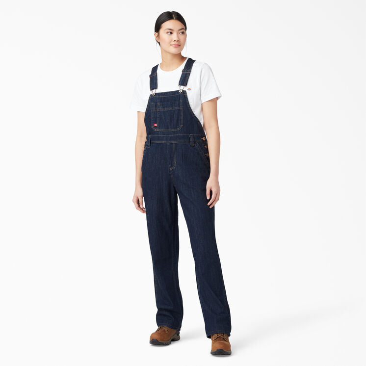 Dickies Relaxed Fit Bib Overalls Dark Indigo