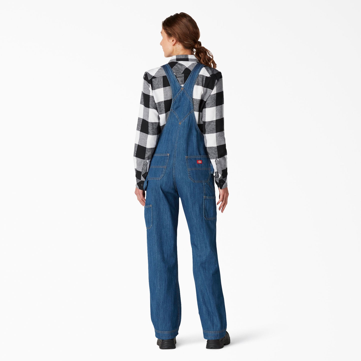 Dickies Relaxed Fit Bib Overalls Stonewashed