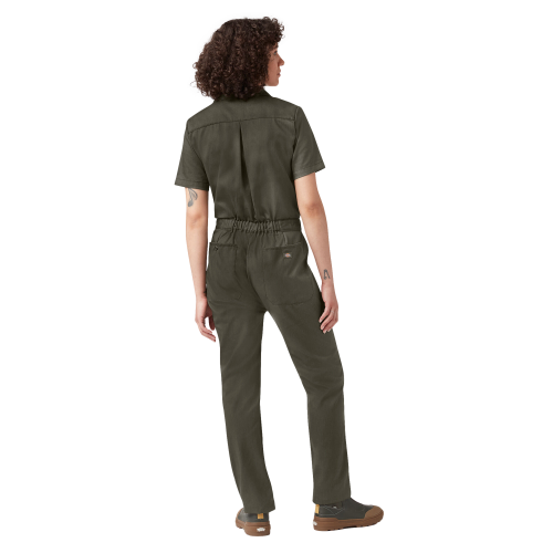 Dickies Women's Coveralls Flex Fit Moss Green