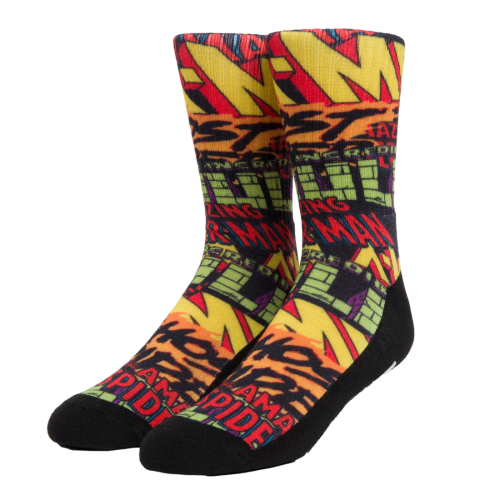 Huf Marvel Logos Sock Mens