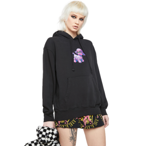Obey Lamb Black Women's Hoodie