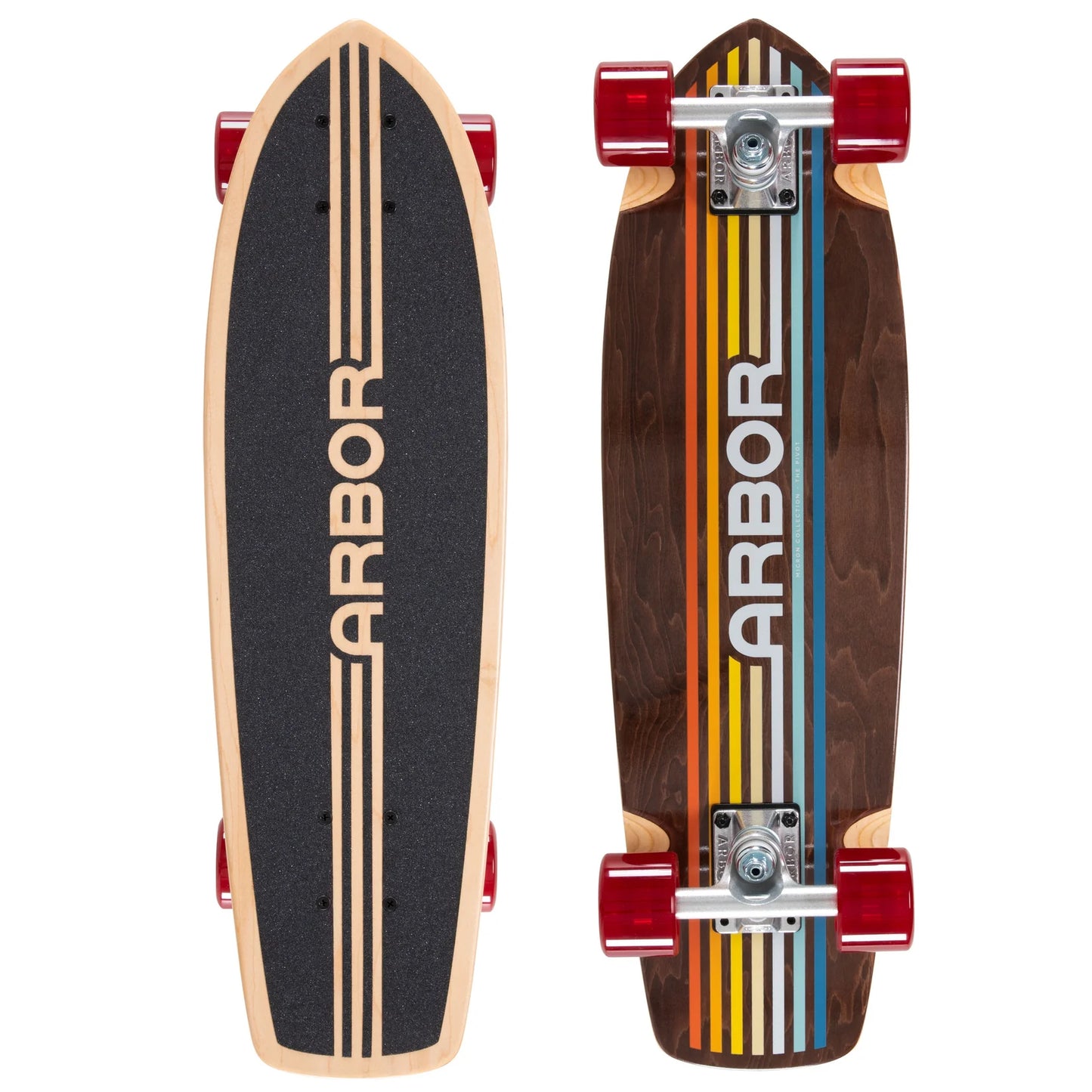 Arbor Micron Pivot Cruiser Skateboard Complete