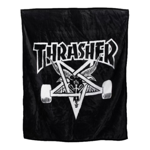Thrasher Magazine Skategoat Black / White Blanket