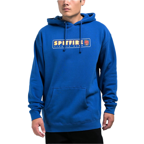 Spitfire Live To Burn Royal Blue Hoodie