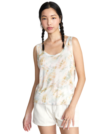 RVCA Lazy Tank Whisper White