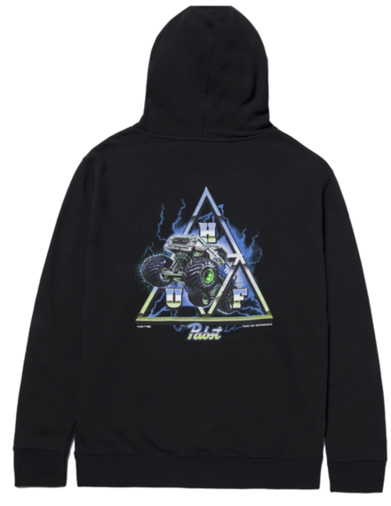 Huf x PBR Hoodie Pabst TT Black