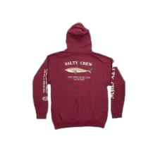 Salty Crew Bruce Hoodie Youth Burgundy