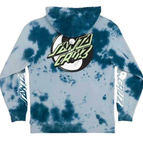 Santa Cruz Men's Yin Yang Dot Blotchy Slate Hoodie