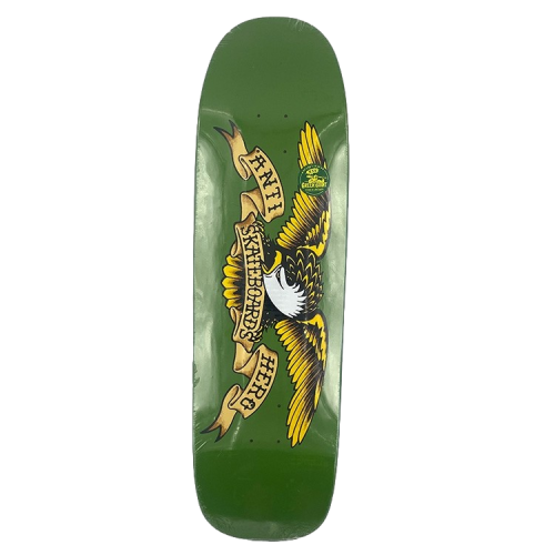 Anti Hero Skateboards "Shaped Eagle- Green Giant" 9.56" Shaped Deck