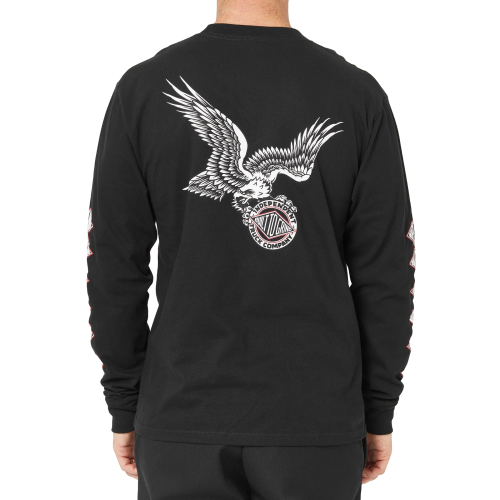 Independent BTG Eagle L/S Black Tee