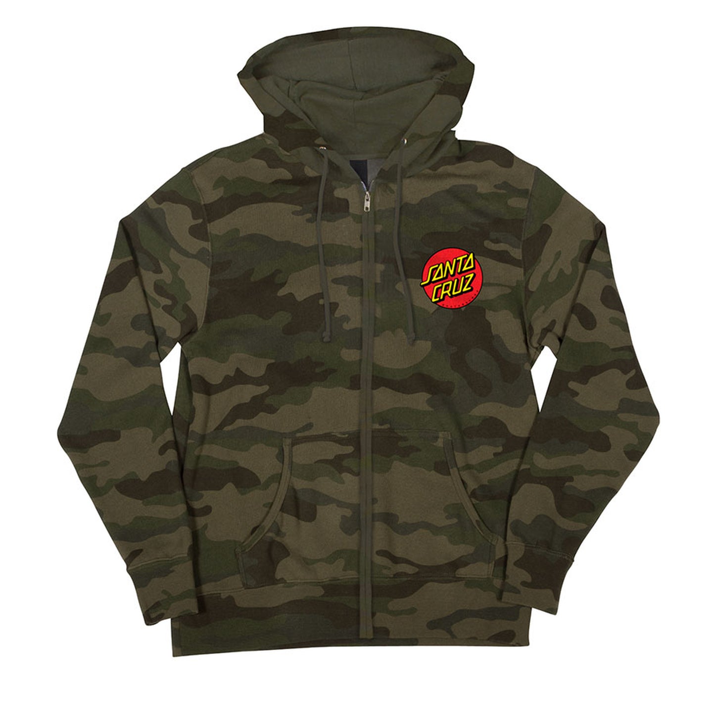 Santa Cruz Classic Dot Men's Zip-Up Hoodie