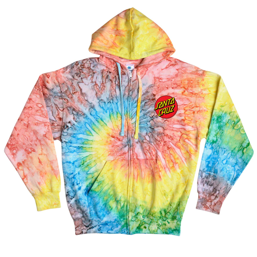 Santa Cruz Classic Dot Men's Zip-Up Hoodie