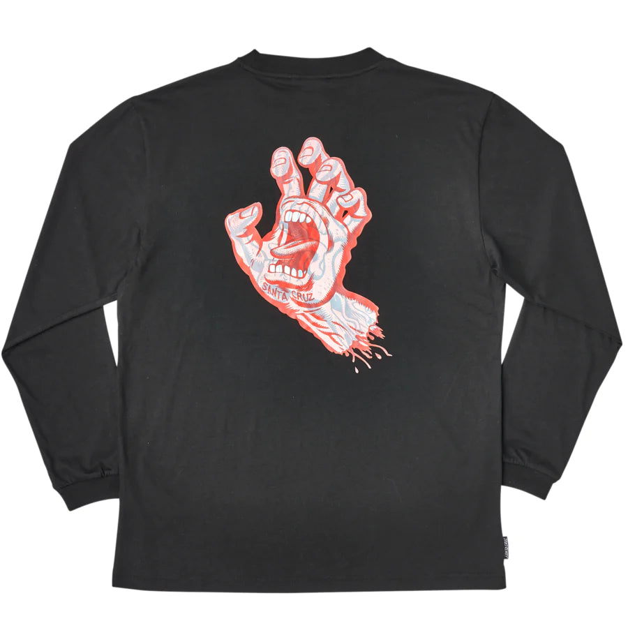 Santa Cruz Decoder Hand Long Sleeve Pocket T-Shirt