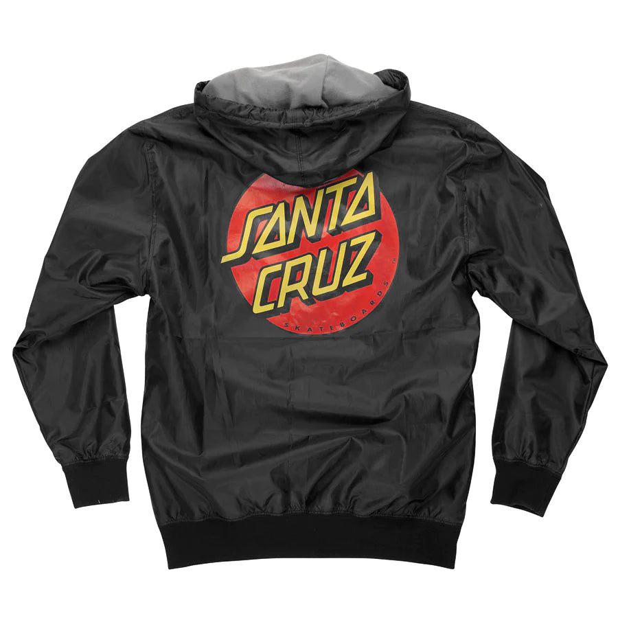 Santa Cruz Classic Dot Men's Hooded Windbreaker Jacket