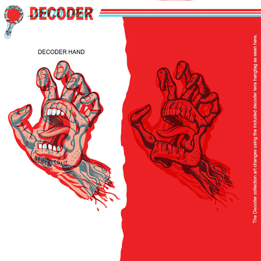 Santa Cruz Decoder Hand Long Sleeve Pocket T-Shirt