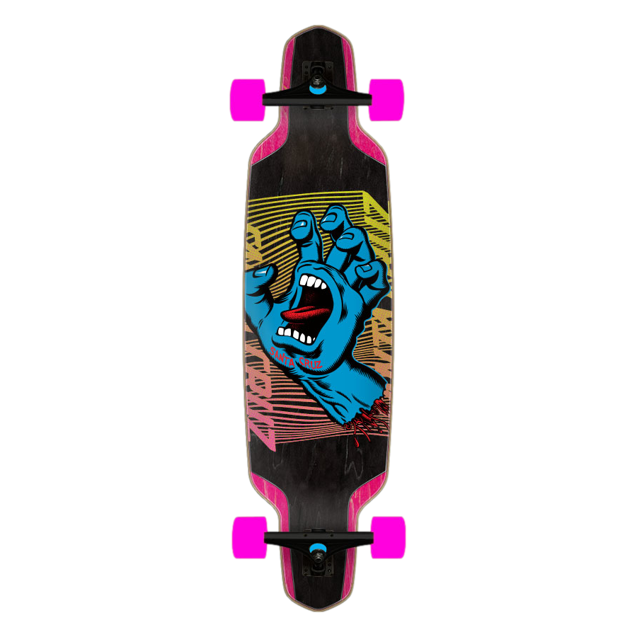 Santa Cruz Split Hand Drop Down Longboard Complete