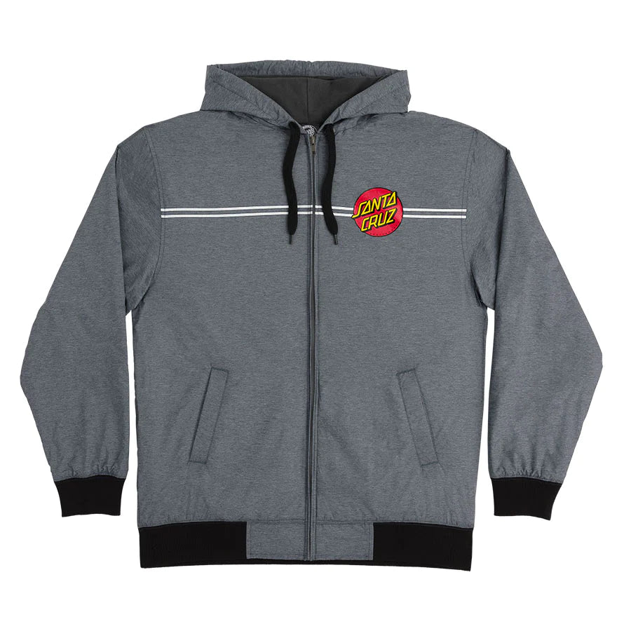 Santa Cruz Dot Hooded Windbreaker Jacket