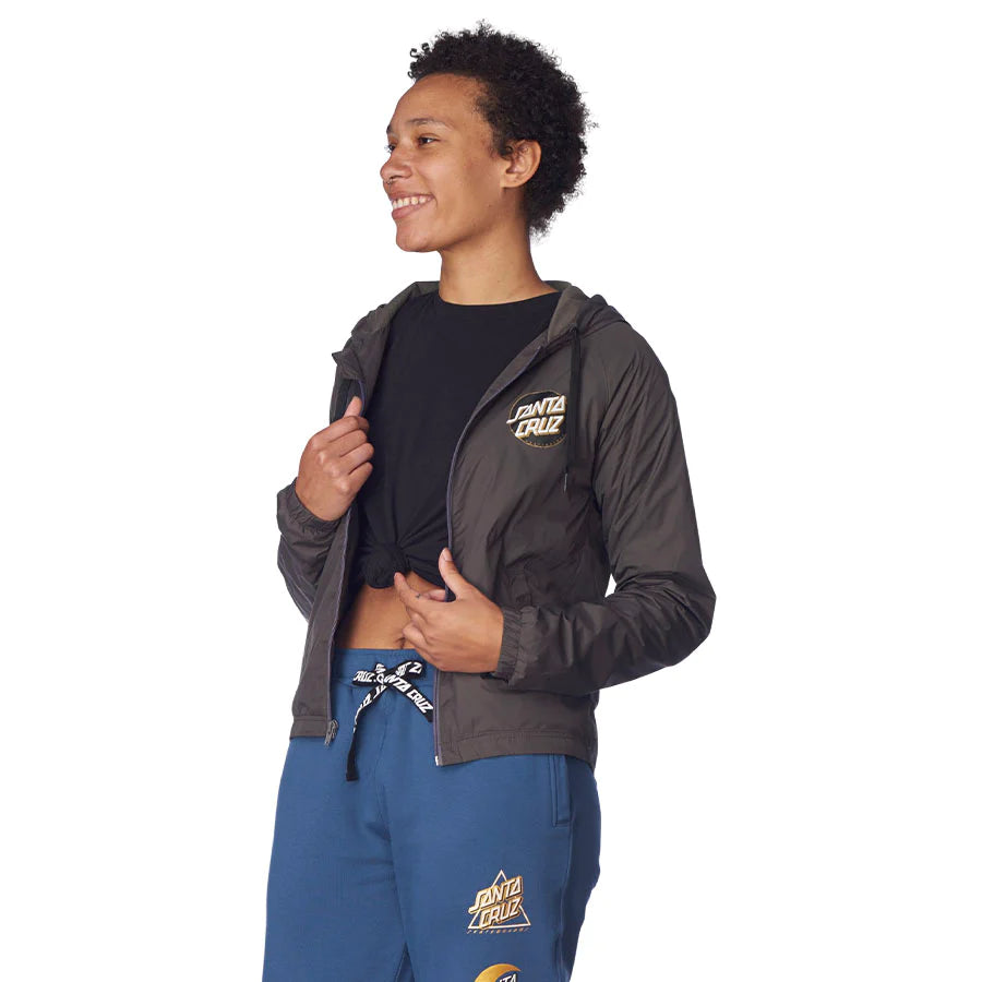 Santa Cruz Other Dot Hooded Windbreaker Jacket