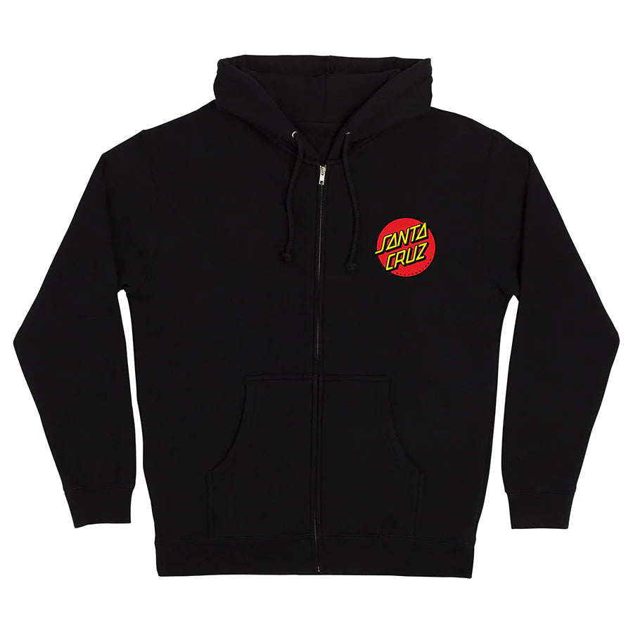 Santa Cruz Classic Dot Men's Zip-Up Hoodie