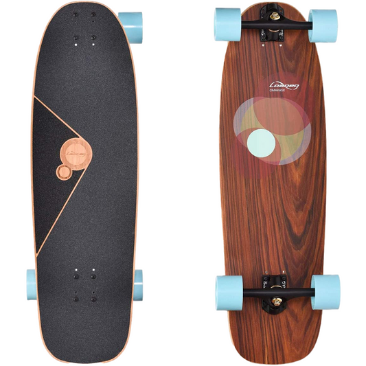 Loaded Omakase Roe Bamboo Longboard Complete - In Heat 75mm/77a